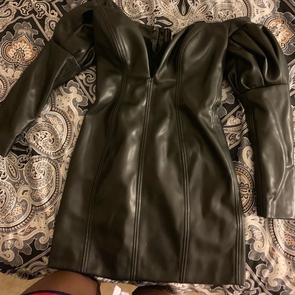 Real Vegan Leather House of CB London Dress